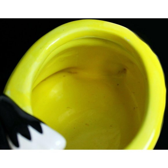 '02 Warner Bros Looney Tune Sylvester Cat Tweety Bird Flower Pot Planter Ceramic - Picture 10 of 12